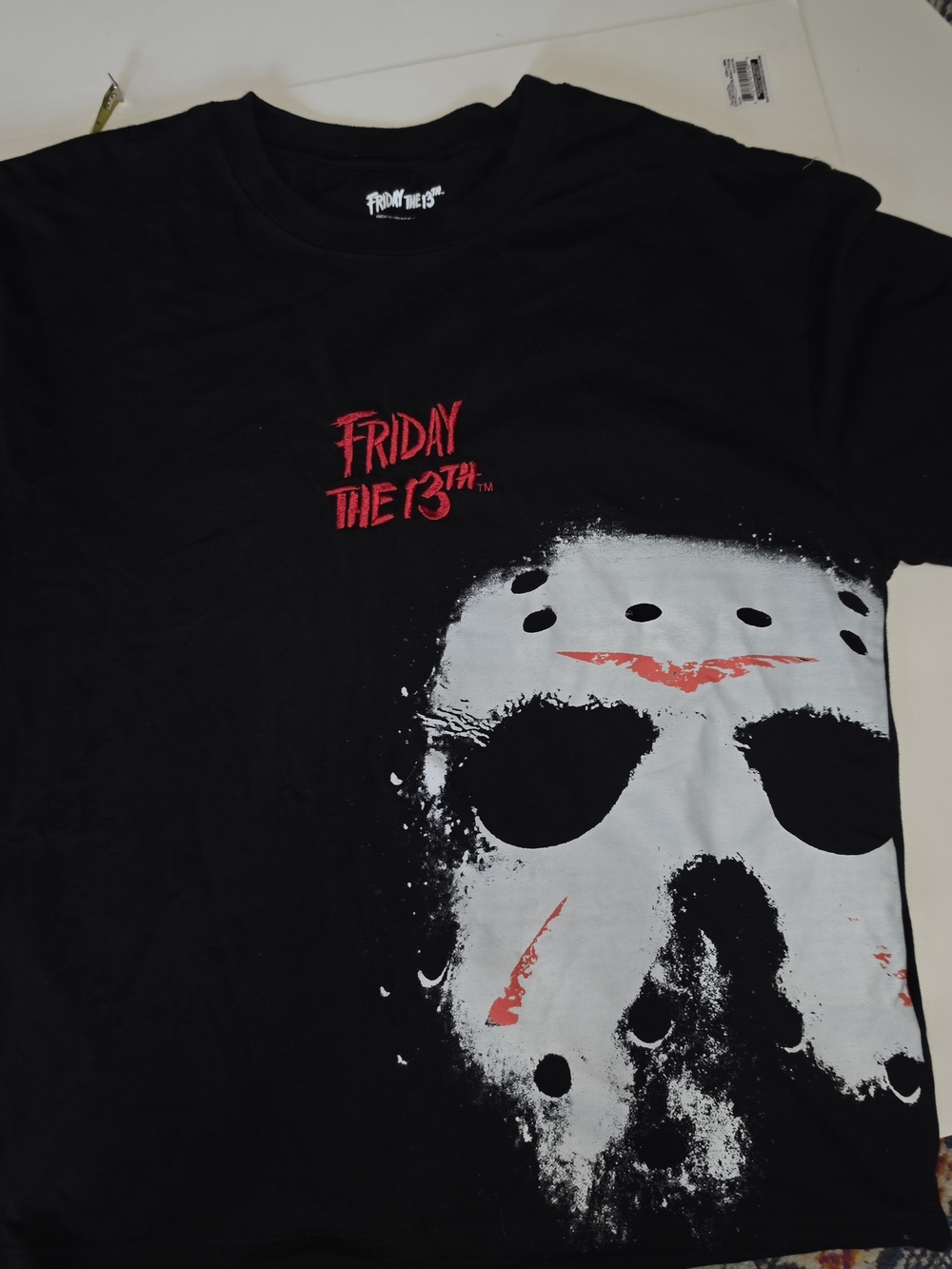 Friday the 13th Black Graphic Tee Size 2xl Jason Voorhess